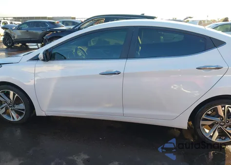 2014 Hyundai Elantra Limited z USA, uszkodzony, nr VIN 5NPDH4AE1EH485741